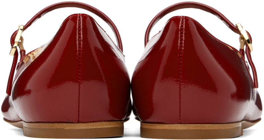 Sneakers och skor Gianvito Rossi Gianvito Rossi Christina 05 Ballerina Flats Röd | G22246-05CUO-NUI, 1