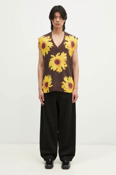 Sweater JW Anderson Printed Vest Brun | KW1305-YN0008-685, 4