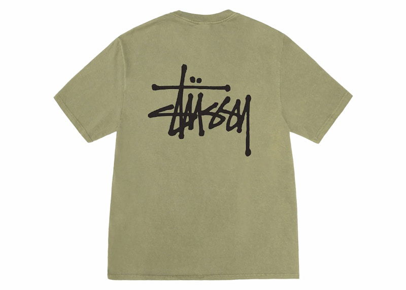T-shirt Stüssy Pigment Dyed T-Shirt Grön | 1905001-0403