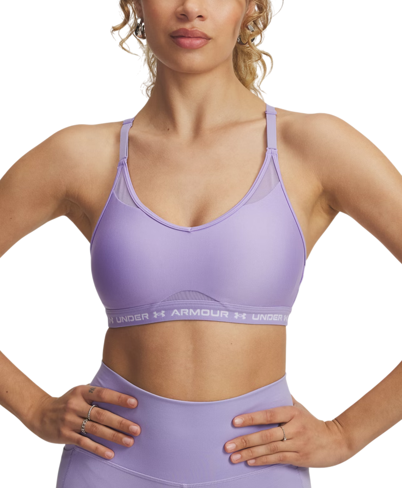 Behå Under Armour Crossback Low Bra Purpur | 1386424-538