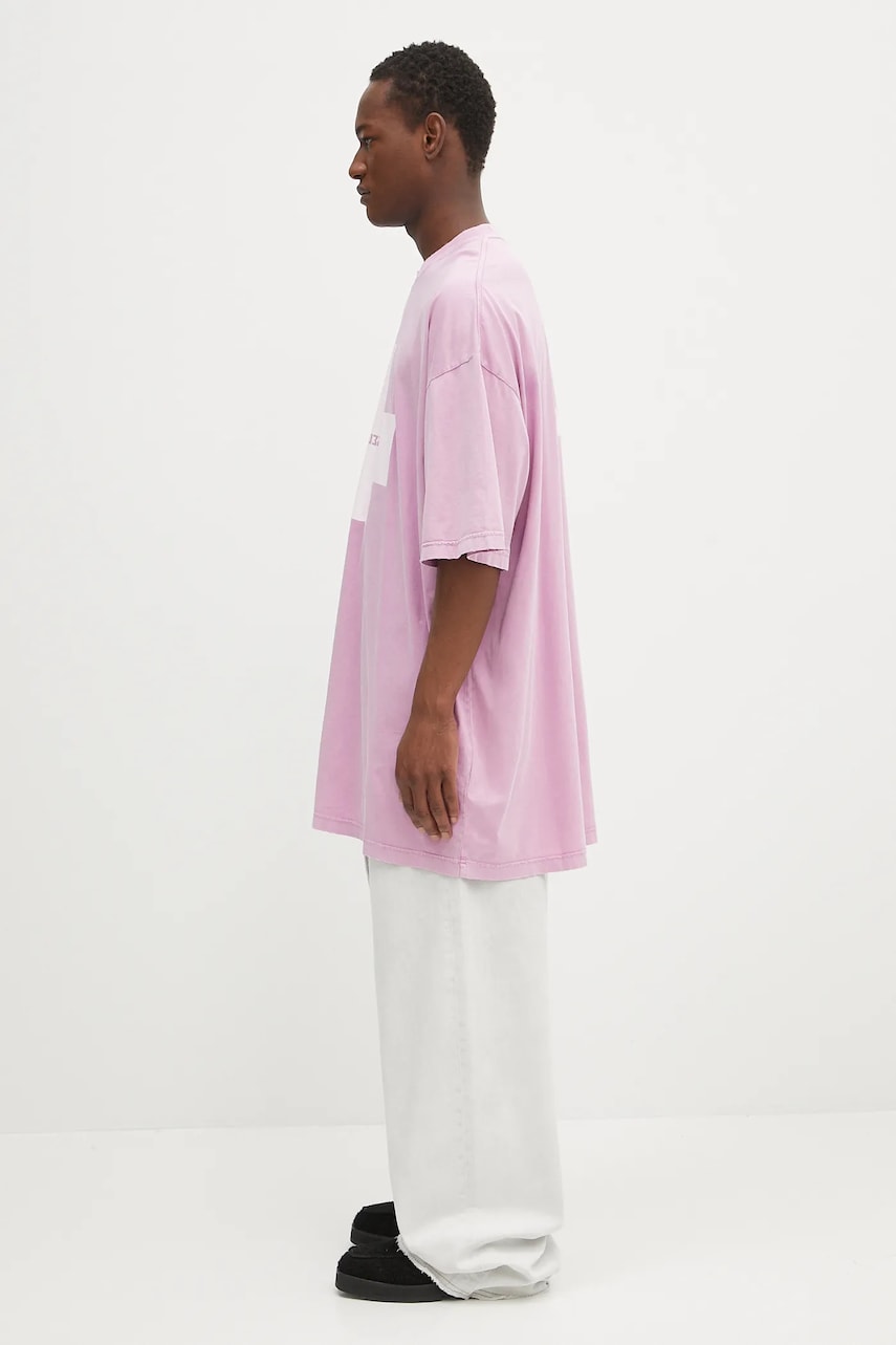 T-shirt 032C 032C 'Point Zero' Print T-Shirt Rosa | S25.URC.0152.850, 1