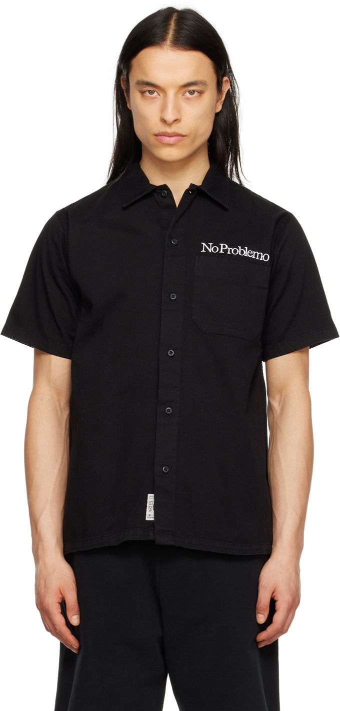 Skjorta Aries Mini 'Problemo' Svart | STAR40114, 0