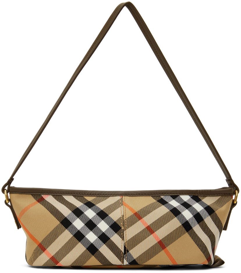 Kläder Burberry Beige Check Mini Bag Beige | 8095296