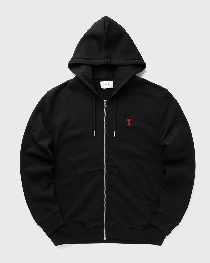 Sweatshirt AMI AMI Paris Classic Ami De Coeur Zip Hoodie 3XL Svart | BFUSW435.730-001