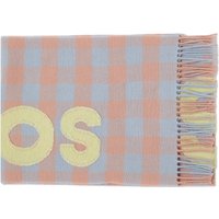 Halsduk Acne Studios Veda Logo Check Scarf Rosa | CA0262-DM5, 1