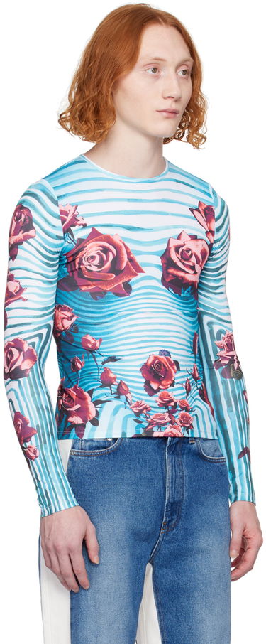 T-shirt Jean Paul Gaultier Floral Long Sleeve T-Shirt Flerfärgad | 24/25-U-TO186-J551-503001, 3