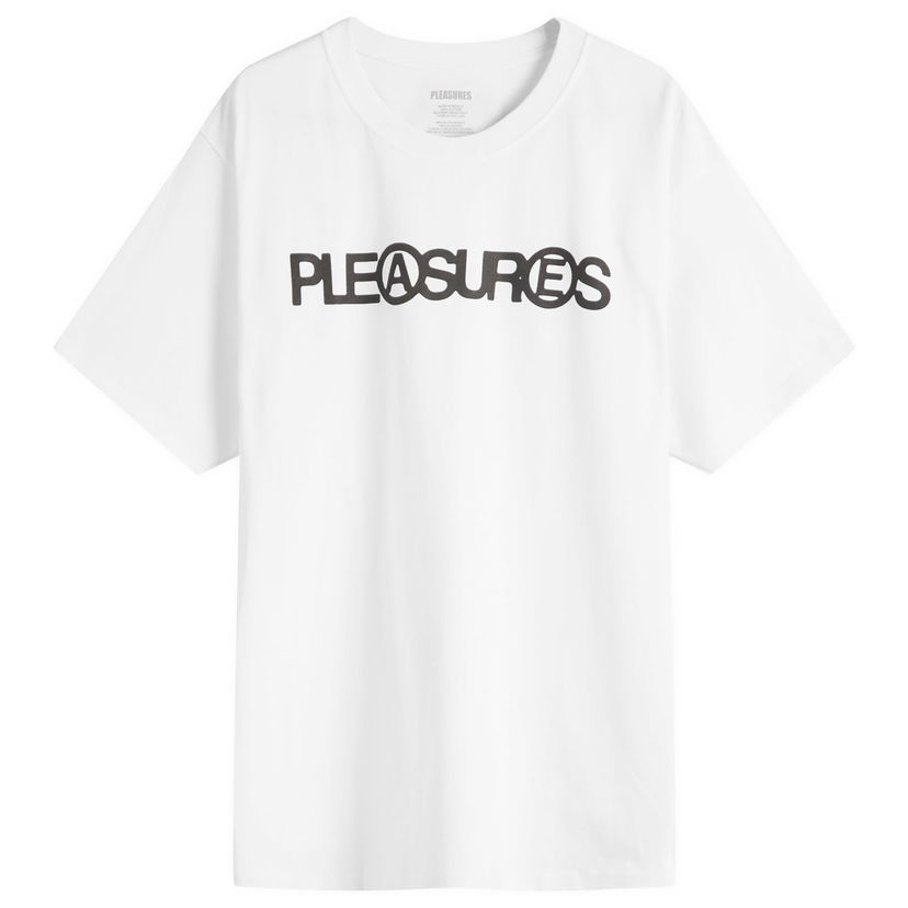 T-shirt Pleasures Fanzine Graphic T-Shirt, Size Large Vit | P25SU054-WHT
