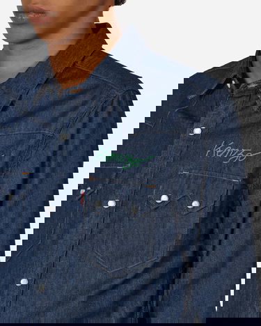 Skjorta KENZO Levi’s® Cowboy Rinse Blue Mörkblå | FD65DC414LE6 DM, 5