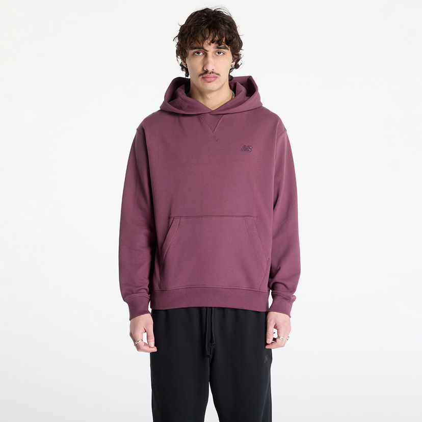 Sweatshirt New Balance Athletics French Terry Hoodie Bourgogne | MT41534FDP