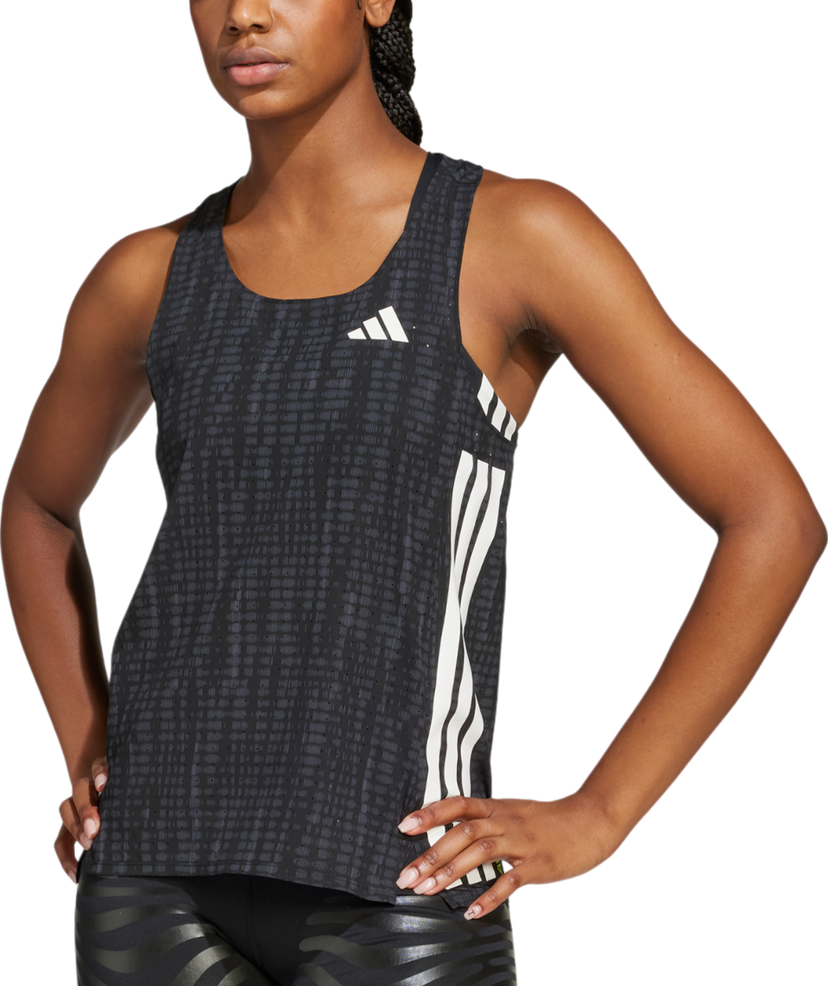 Linne adidas Performance Adizero Running Tank Top Svart | jm7940