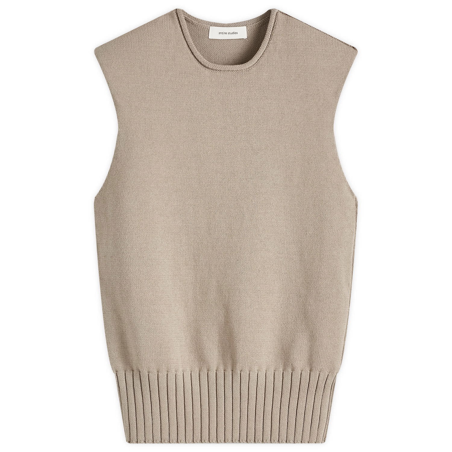 Sweater Entire Studios Entire Studios Burns Knit Vest Beige | ES2714MG, 0