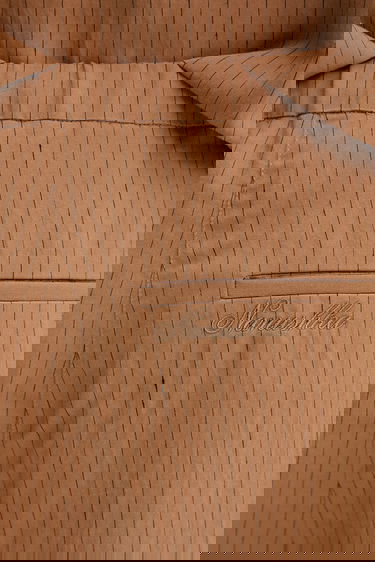 Byxor Nanushka Nanushka DEMIS Striped Casual Trousers Brun | NM25SSPA11675, 4