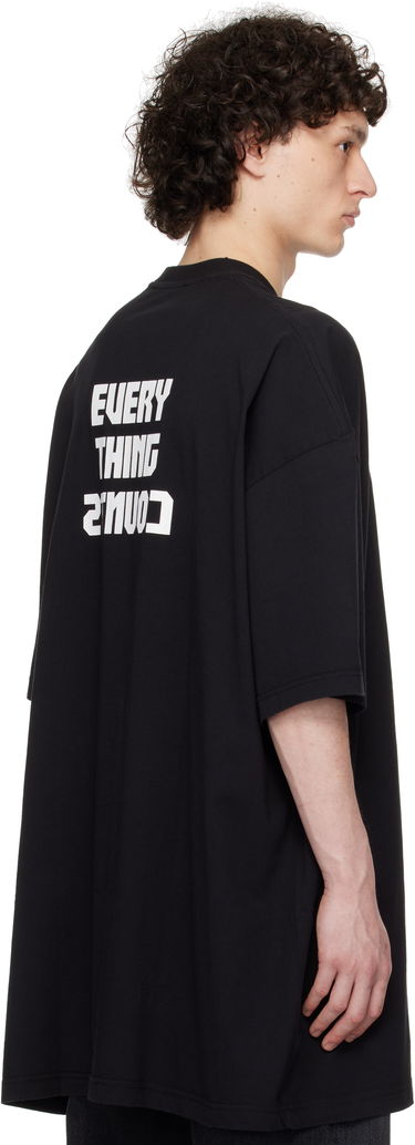 T-shirt 032C 032c Point Zero Oversized T-Shirt Svart | S25-URC-0152-050, 2