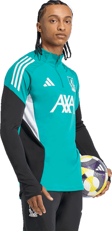 Jersey adidas Originals Liverpool FC European Training Top 2025/26 Long Sleeve Turkos | jv9004, 6