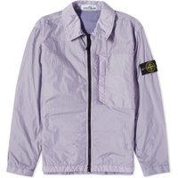 Jacka Stone Island Crinkle Reps Zip Overshirt Lavender Purpur | 7915107-V0047, 1