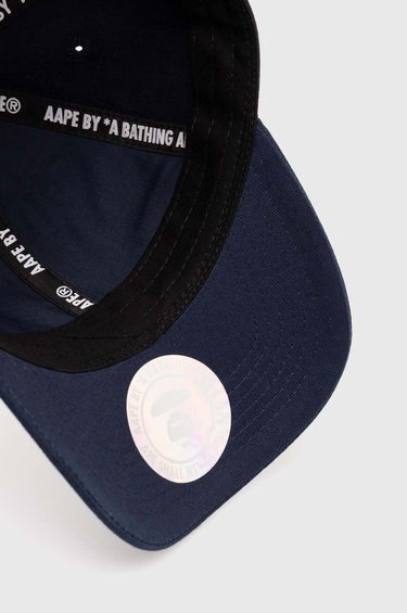 Keps AAPE by A Bathing Ape AAPE 3D "A" Font Baseball Cap Mörkblå | ACP5227, 3