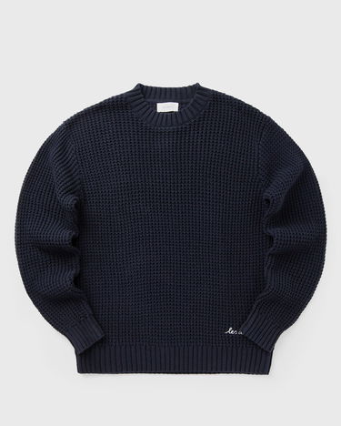 Sweater Les Deux Waffle Crewneck Knit Mörkblå | 1000570-460, 0