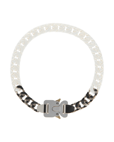 Halsband 1017 ALYX 9SM Ceramic Buckle Chain Necklace Vit | AAUJW0120OT01 WTH0001, 3