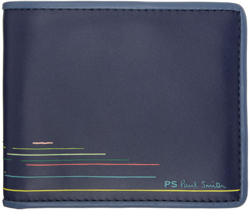 Plånbok Paul Smith PS Paul Smith Bifold Wallet Mörkblå | M2A-7675-MFREPI-49-0