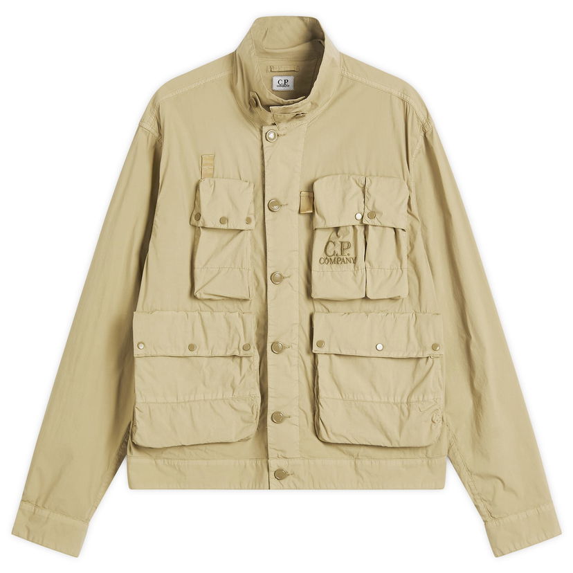 Jacka C.P. Company C.P. Company Multi Pocket Short Jacket Beige | 18CMOW020A-006439G-BRN