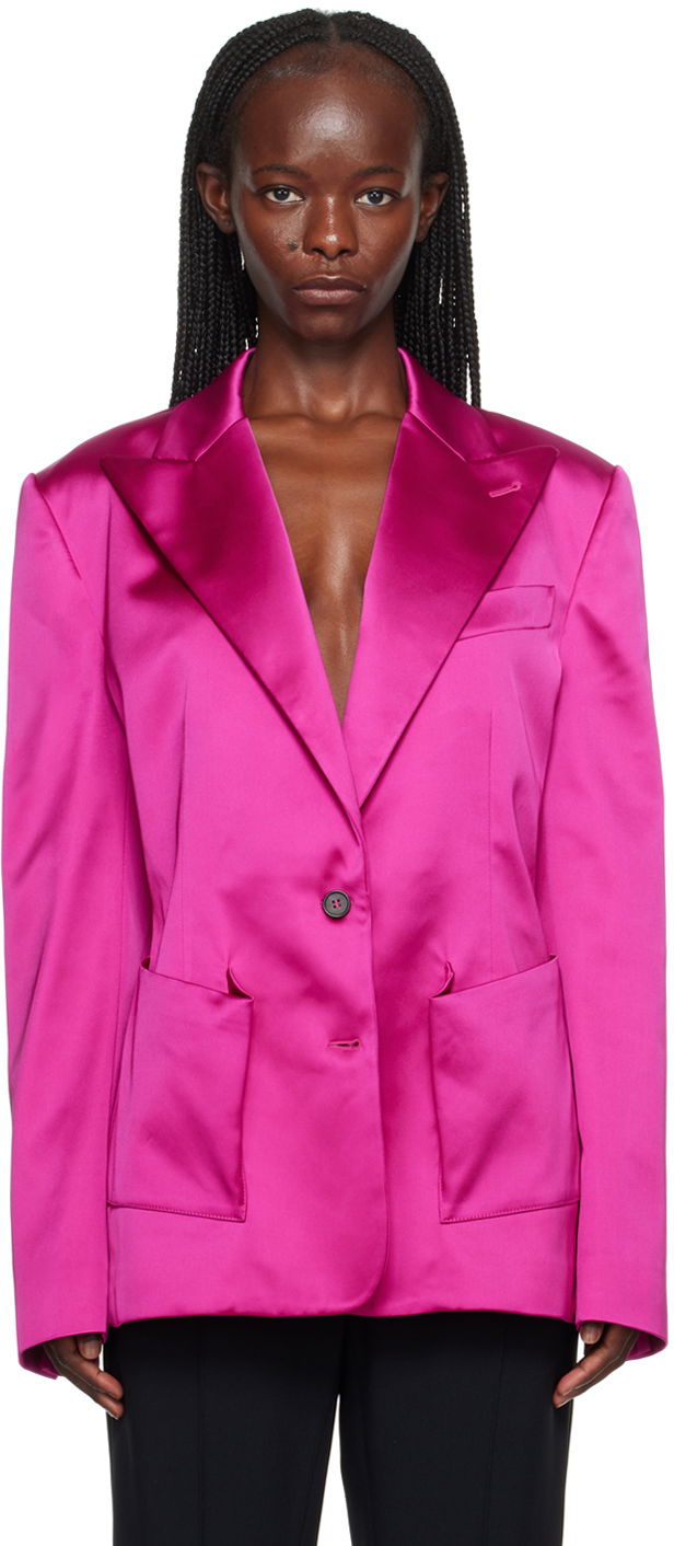 Jacka Tom Ford TOM FORD Relaxed-Fit Blazer Rosa | GI2953-FAX945
