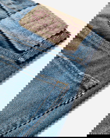 Shorts BAPE TWIN STA Denim Shorts Blå | 1L30151004 LIGHTINDI, 4