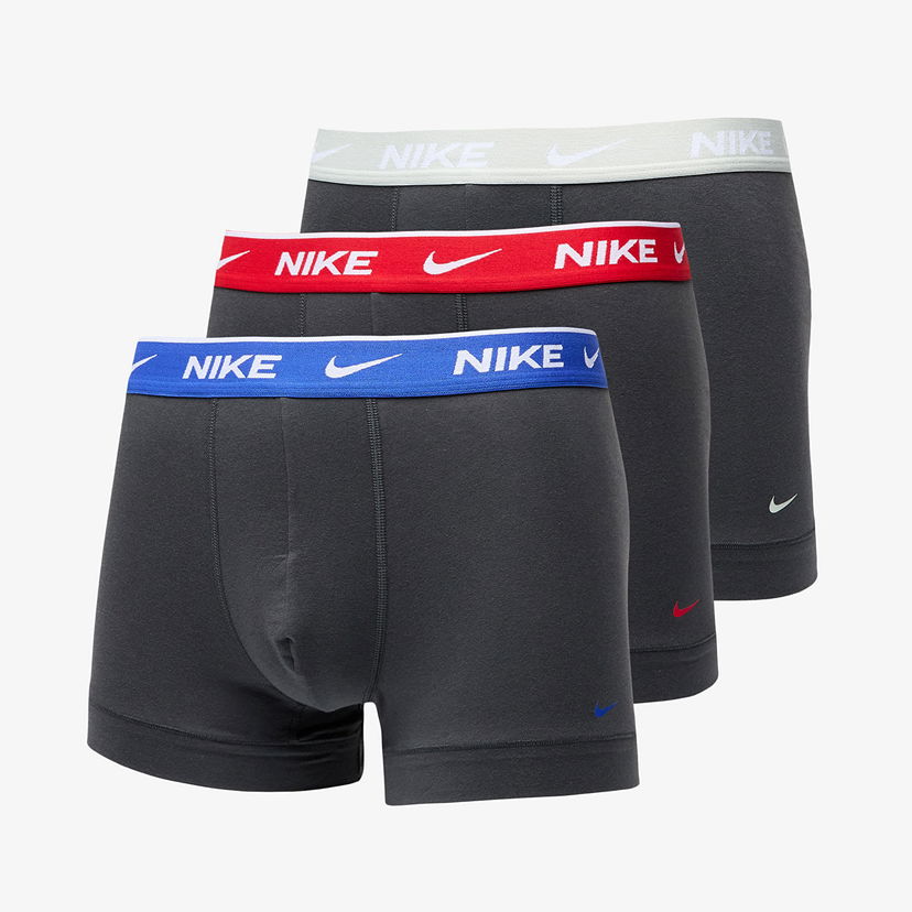 Boxare Nike DRI-FIT Everyday Cotton Stretch Trunk 3-Pack Multicolor Svart | 0000KE1008-YUN