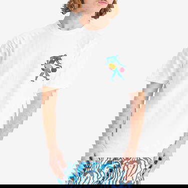 T-shirt By Parra Parra Vase Delivery T-Shirt, Size Large Vit | 53206-WHT, 2