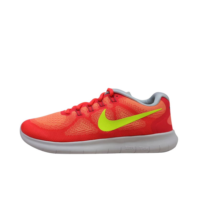 Löpning Nike Free RN 2017 Sunset Glow/Volt-Hot Punch (Women's) Orange | 880840-800
