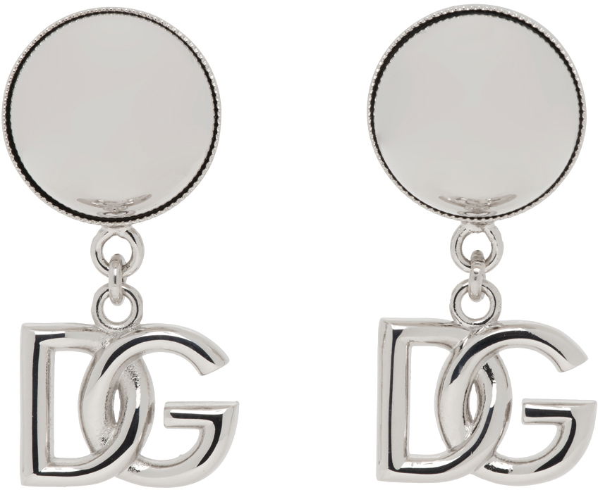 Örhängen Dolce & Gabbana Dolce & Gabbana Kim Kardashian Edition DG Logo Drop Earrings Metallisk | WEQ2V3 W1111, 0