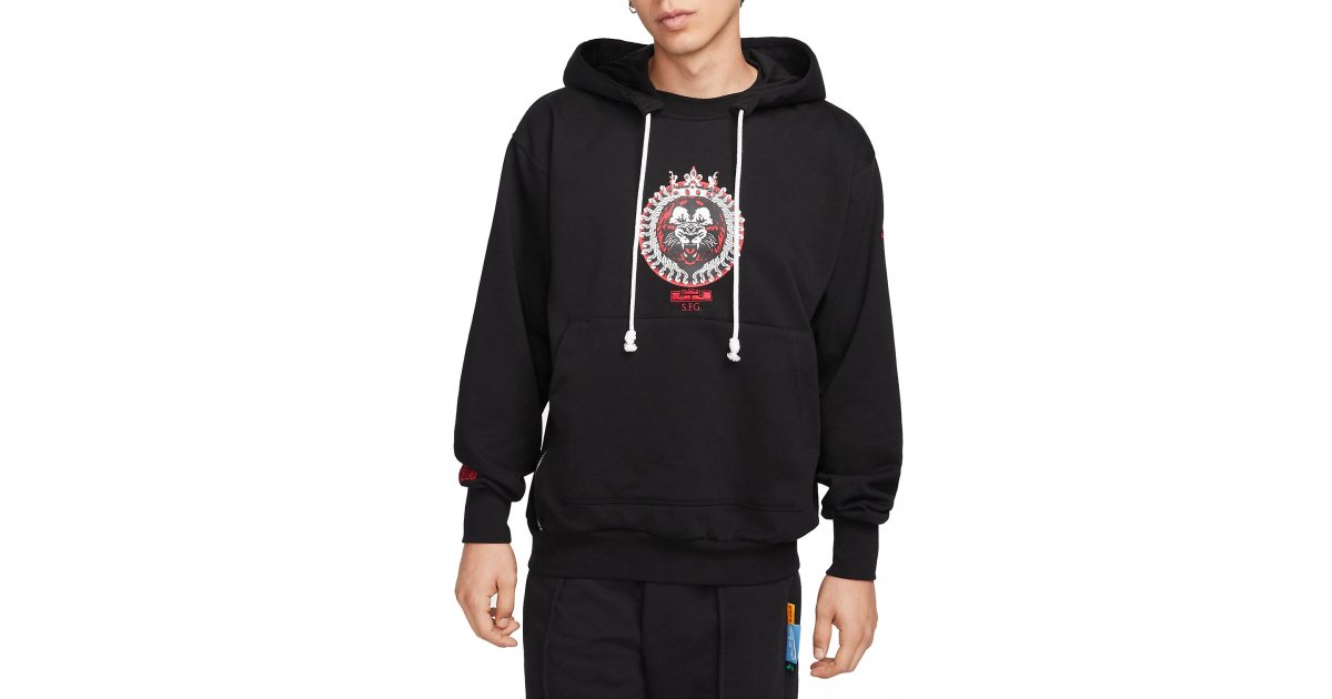 Sweatshirt Nike Lebron James x Liverpool FC Hoodie Svart | dv9941-010, 1