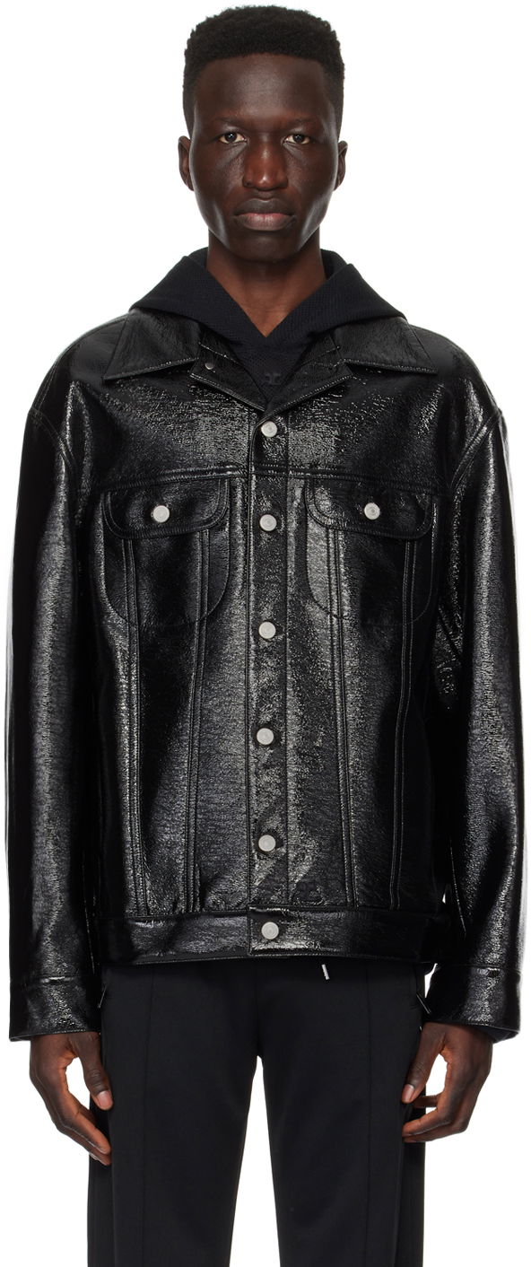 Jacka Courrèges Courrèges Cocoon Jacket Svart | 124CBL161VY0014