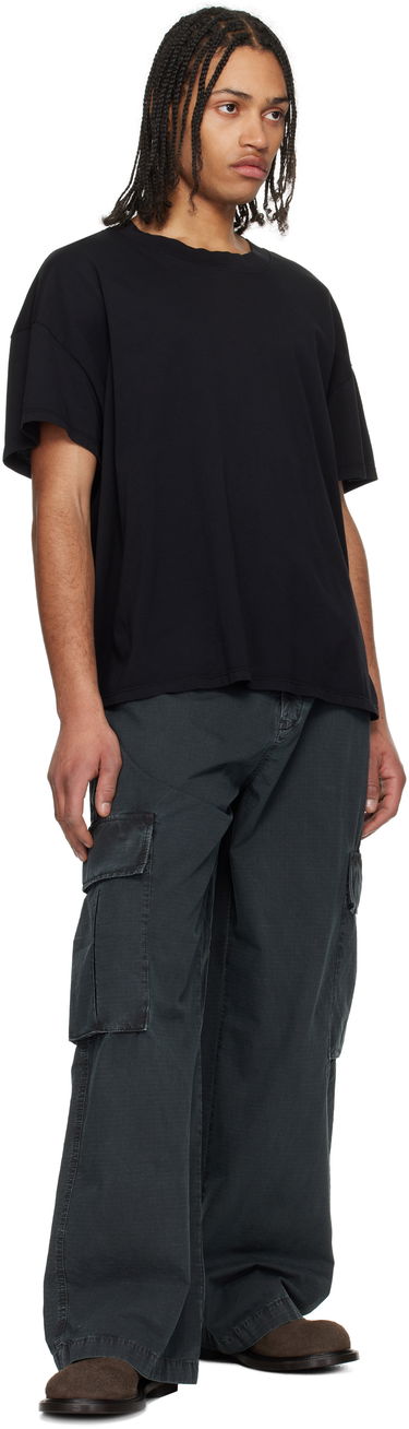 T-shirt LES TIEN Les Tien Oversized T-Shirt Svart | CJ-2094, 3