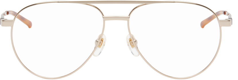 Solglasögon Gucci Gucci Pilot Navigator Glasses Metallisk | GG1679O-002