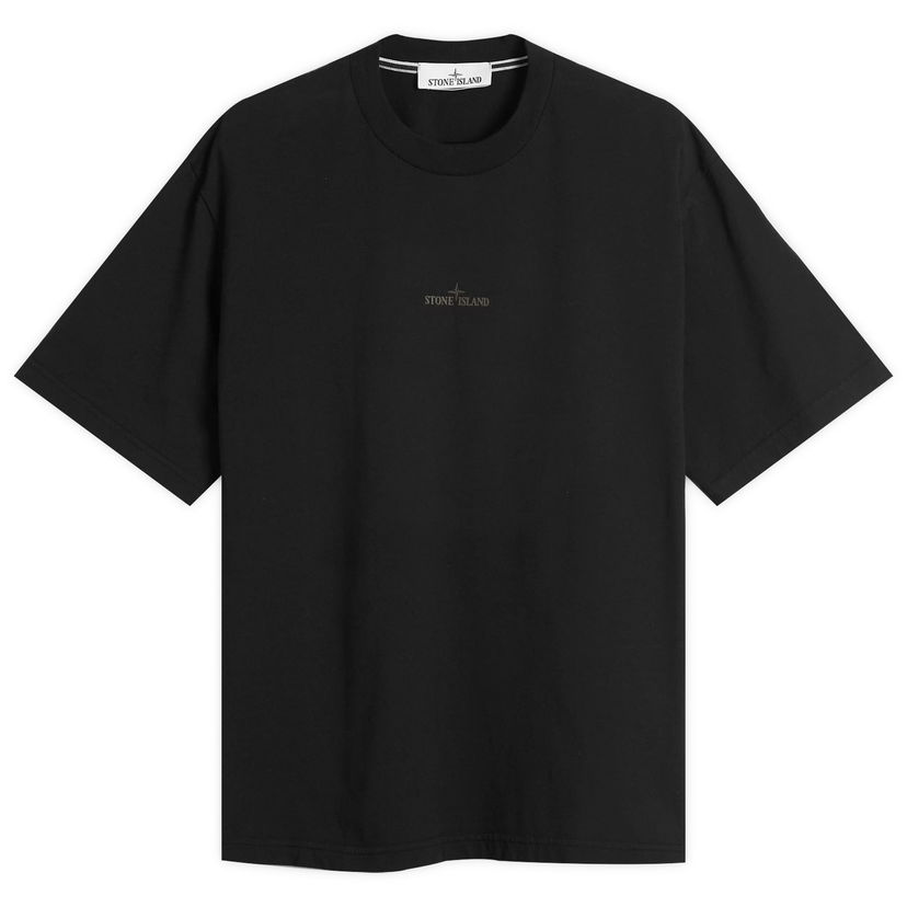 T-shirt Stone Island Men's Industrial Print T-Shirt, Size Large Svart | K2S152100037-S0241-V0029