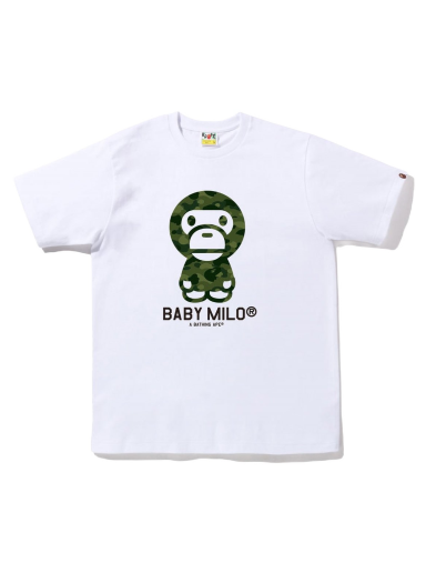 T-shirt BAPE Color Camo Baby Milo Tee Vit | 2I70-110-001