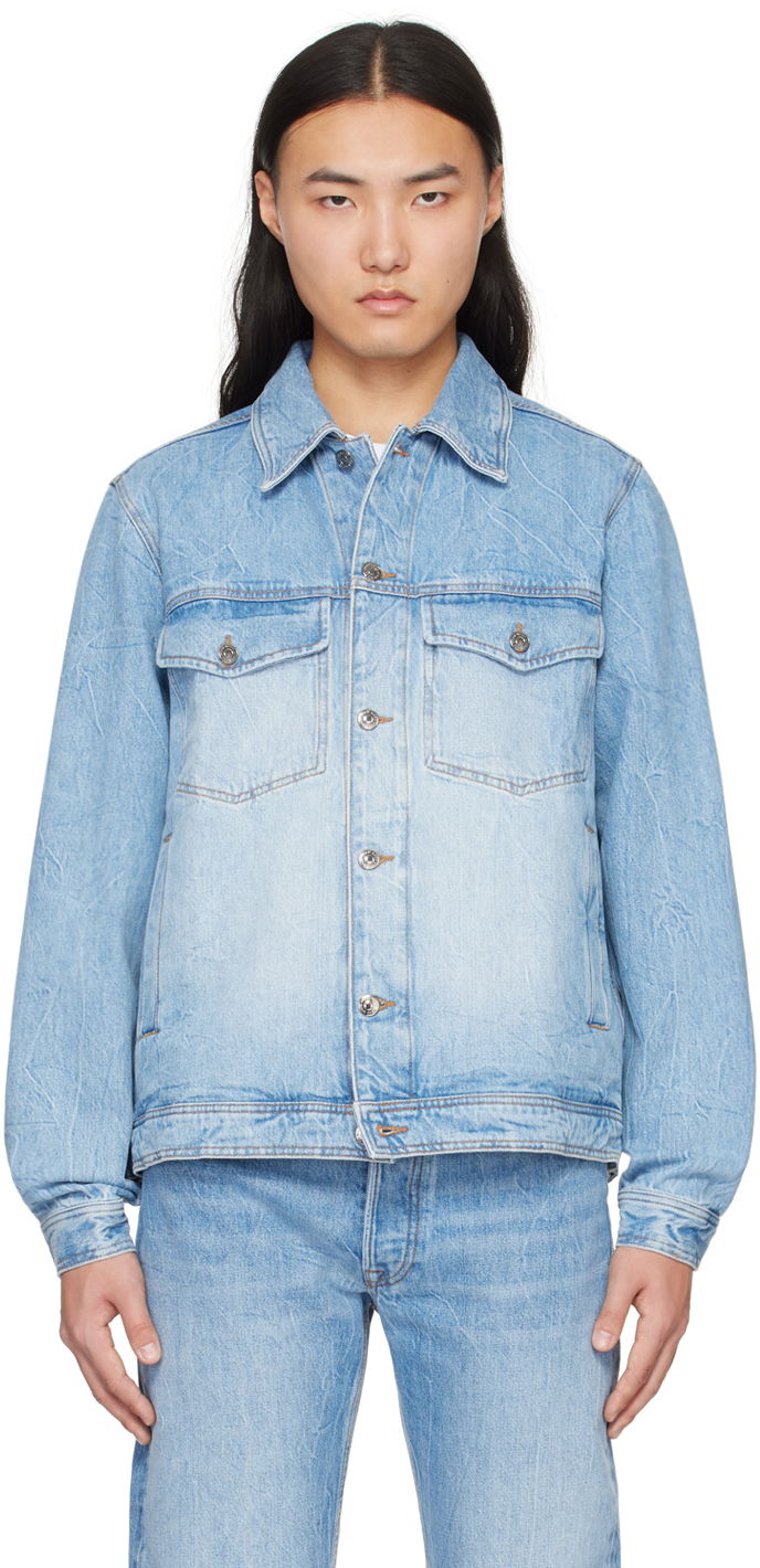 Jacka WOOD WOOD Ivan Denim Jacket Blå | 12345106-7080