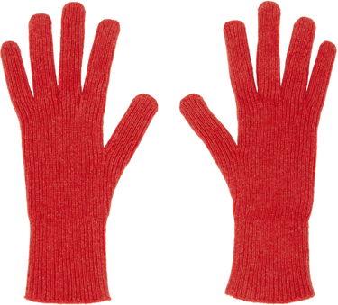 Handskar Baserange Baserange Ribbed Knit Gloves Röd | ACRG-RC-AU25, 0
