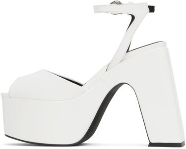 Sneakers och skor Coperni Bridge Platform Sandals Vit | COPSH14463, 2