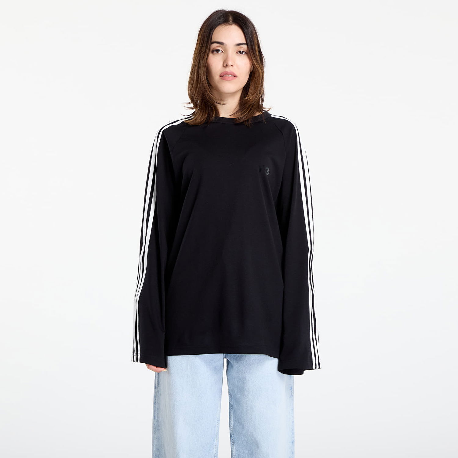 T-shirt Y-3 Y-3 Wire Long Sleeve T-Shirt Svart | JW7351, 1