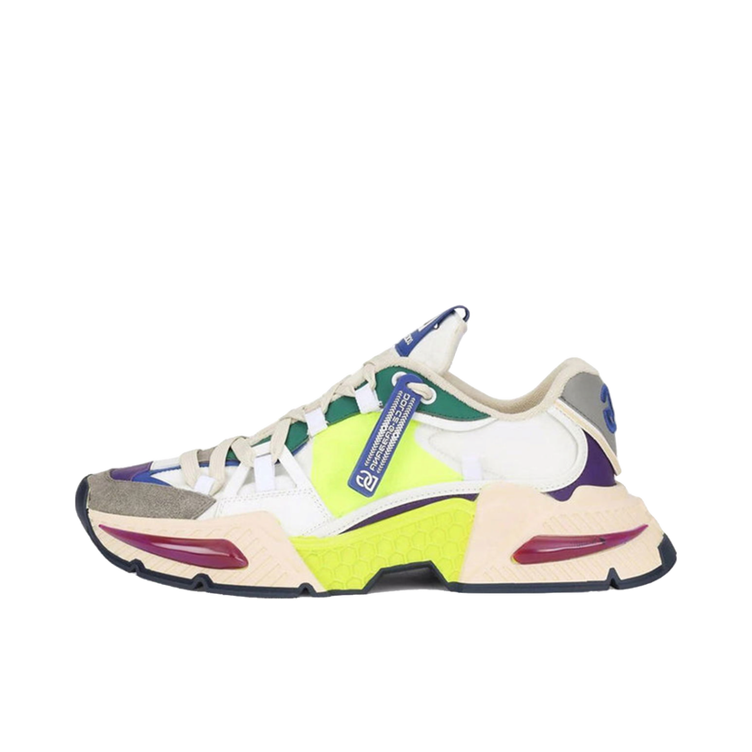 Sneakers och skor Dolce & Gabbana Mixed-Material Airmaster White Yellow Red Flerfärgad | CS1984AQ93980995