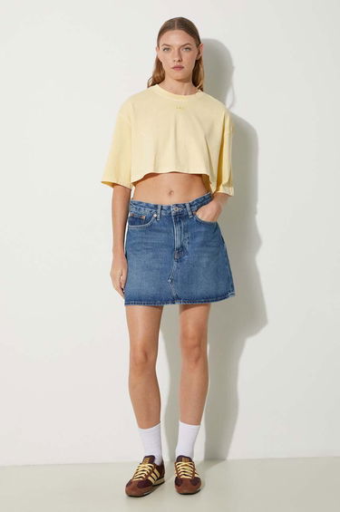 Kjol Samsoe Samsoe Samsoe Samsoe SASHELLY Mini Denim Skirt Blå | F24200020, 1