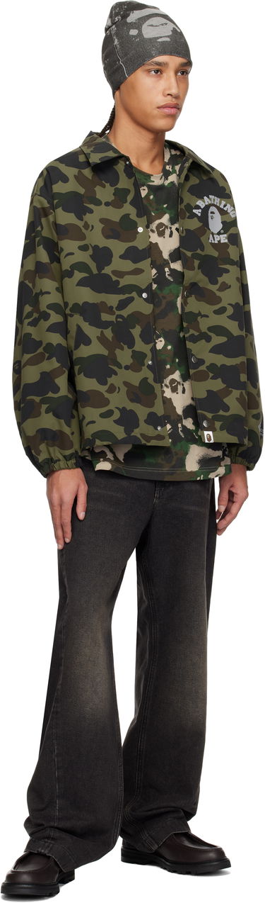 Vindjacka BAPE A Bathing Ape Gore-Tex Windstopper 1st Camo Coach Jacket Grön | 001LJK701005M, 3
