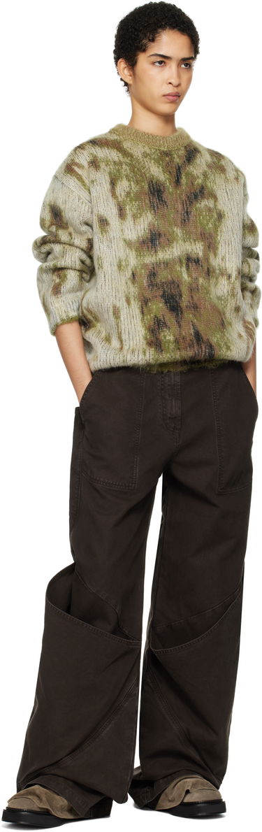 Sweater The Attico Attico Abstract Knit Sweater Grön | 250WCK00115 KAC001AA, 3