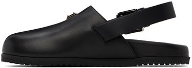 Sneakers och skor Dolce & Gabbana Black Logo Mules Svart | A80402AQ765, 2