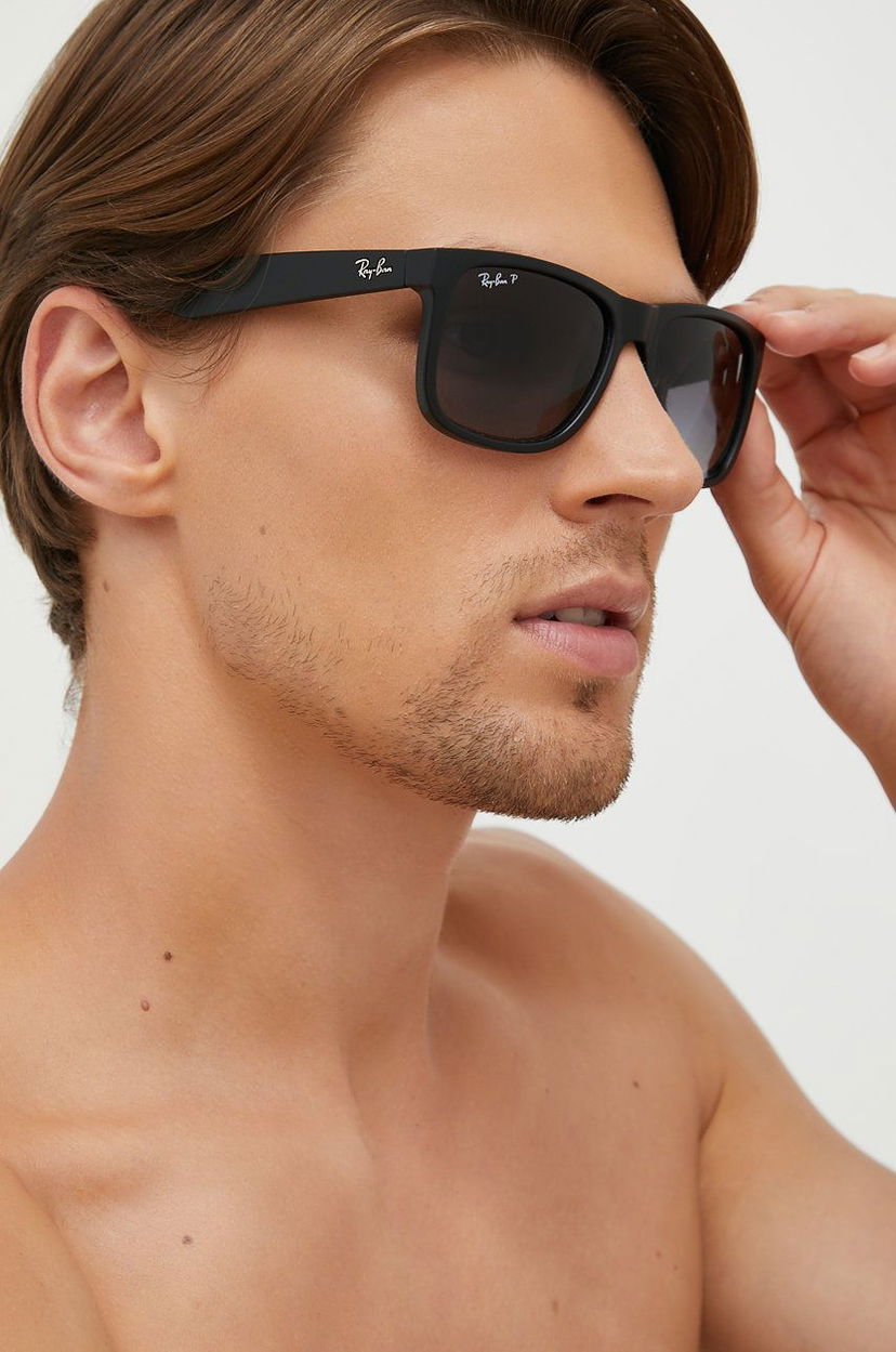 Solglasögon Ray-Ban JUSTIN Sunglasses Svart | RB4165.622/T3