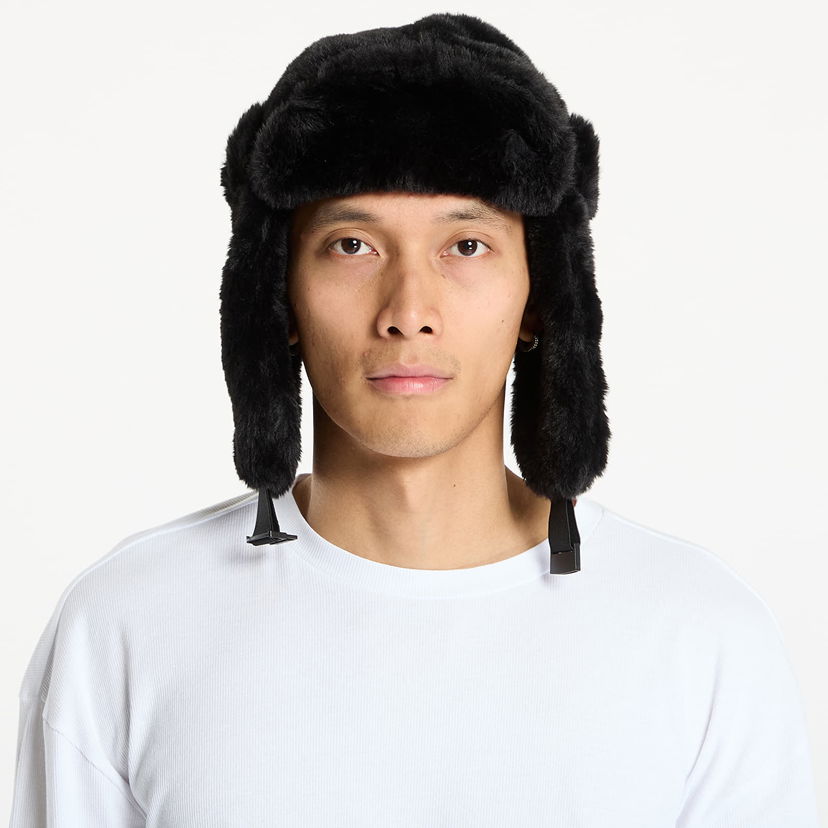 Hatt RIPNDIP RIPNDIP Astro Aviator Faux Fur Trapper Hat Svart | RNDFALL25153