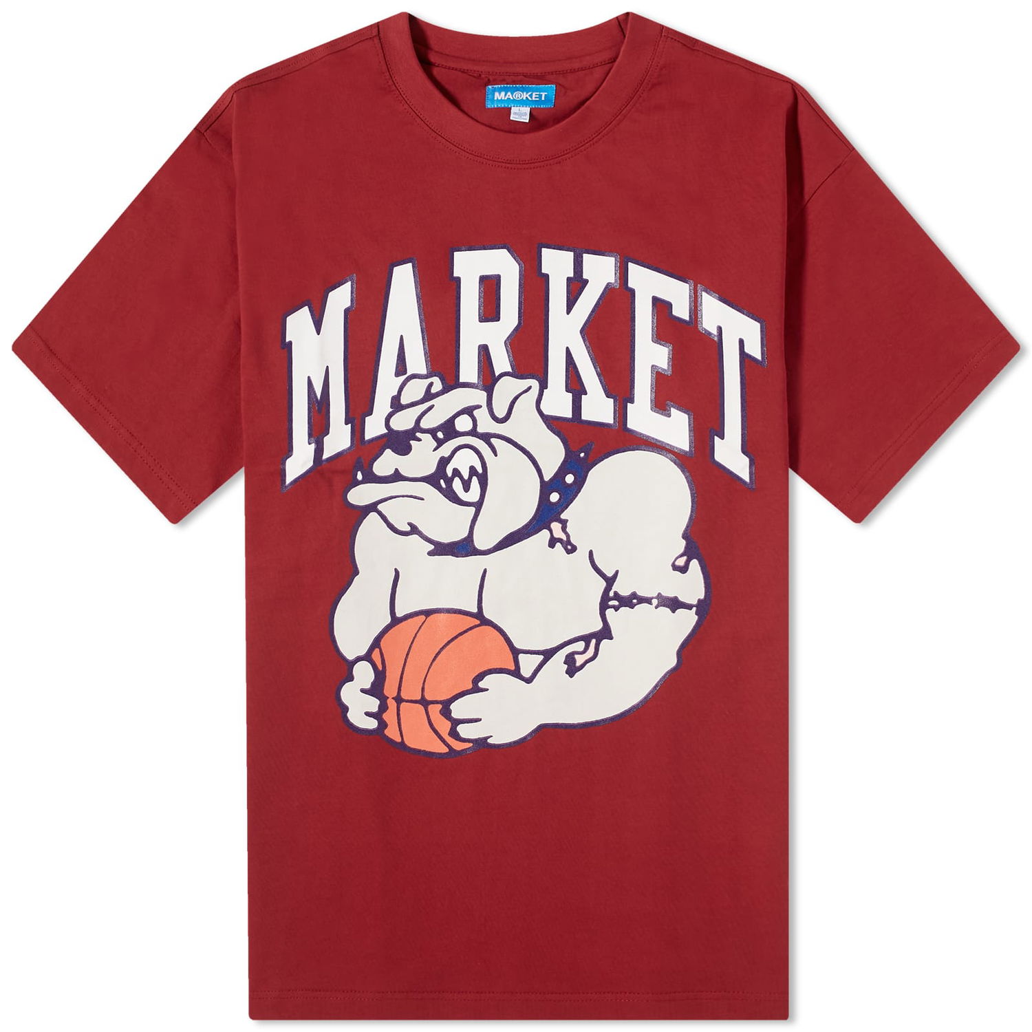 T-shirt MARKET Bulldogs T-Shirt Röd | 399001586-GRN, 0