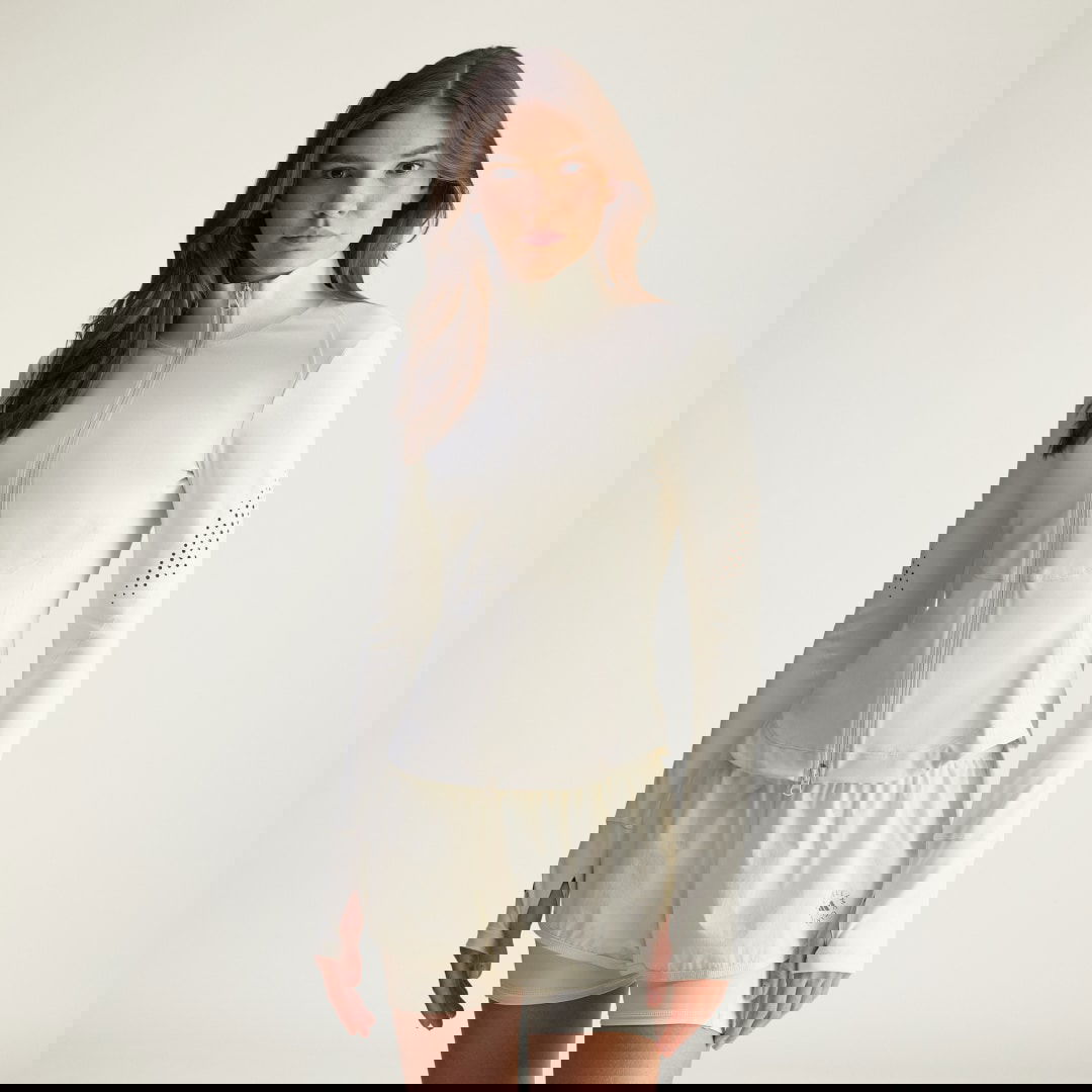 Jacka adidas Performance adidas by Stella McCartney Full-Zip Long Sleeve Training Mid-Layer Vit | JM1397, 0