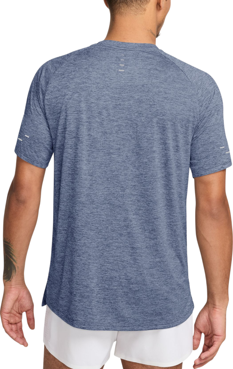T-shirt Nike Stride Short-Sleeve Heathered Running T-Shirt with Reflective Details Blå | hv5203-499, 1